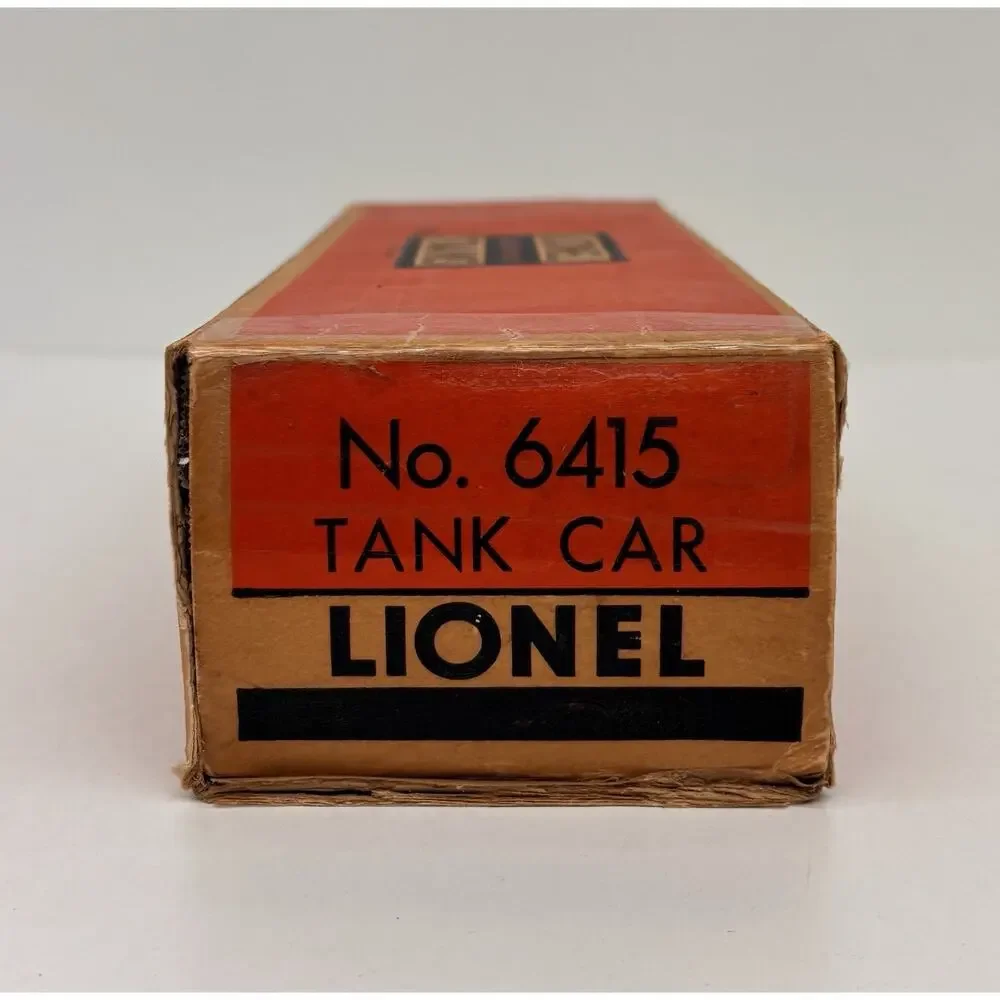 Lionel Postwar Sunoco Triple 3 Dome Tank Car 6415 w/ Original Box Variation B